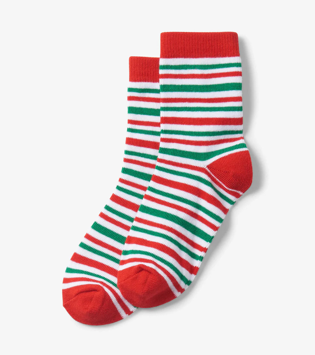 Christmas Kids Crew Socks - Candy Cane Stripe