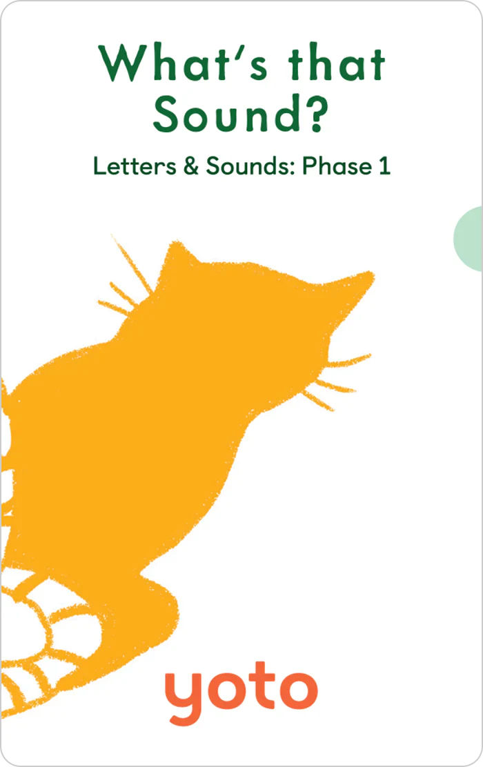 Yoto Audiobook Card Collection - Phonics: Letters & Sounds: Phase 1