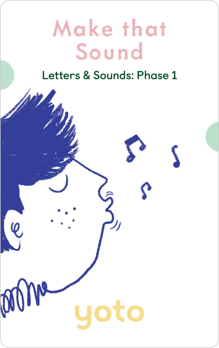 Yoto Audiobook Card Collection - Phonics: Letters & Sounds: Phase 1