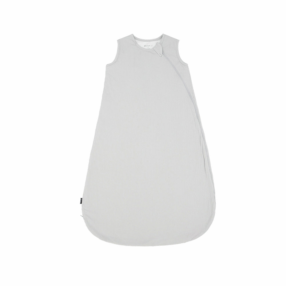 Belan.J Sleep Sack 0.5 TOG - Ribbed Silver Cloud