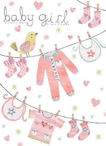 Baby Girl Greeting Card