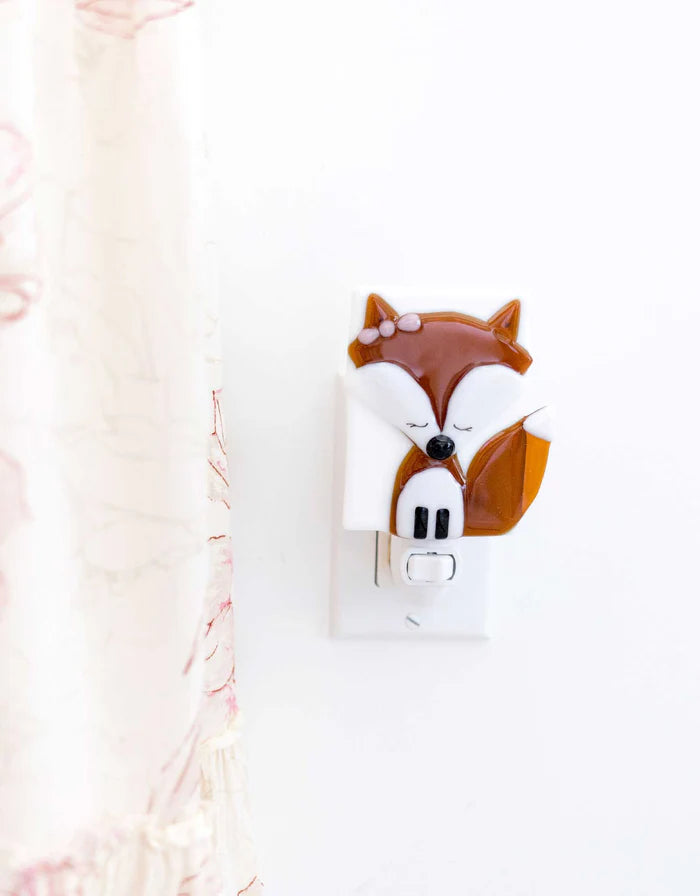 Glass Nightlight - Rosalie the Fox