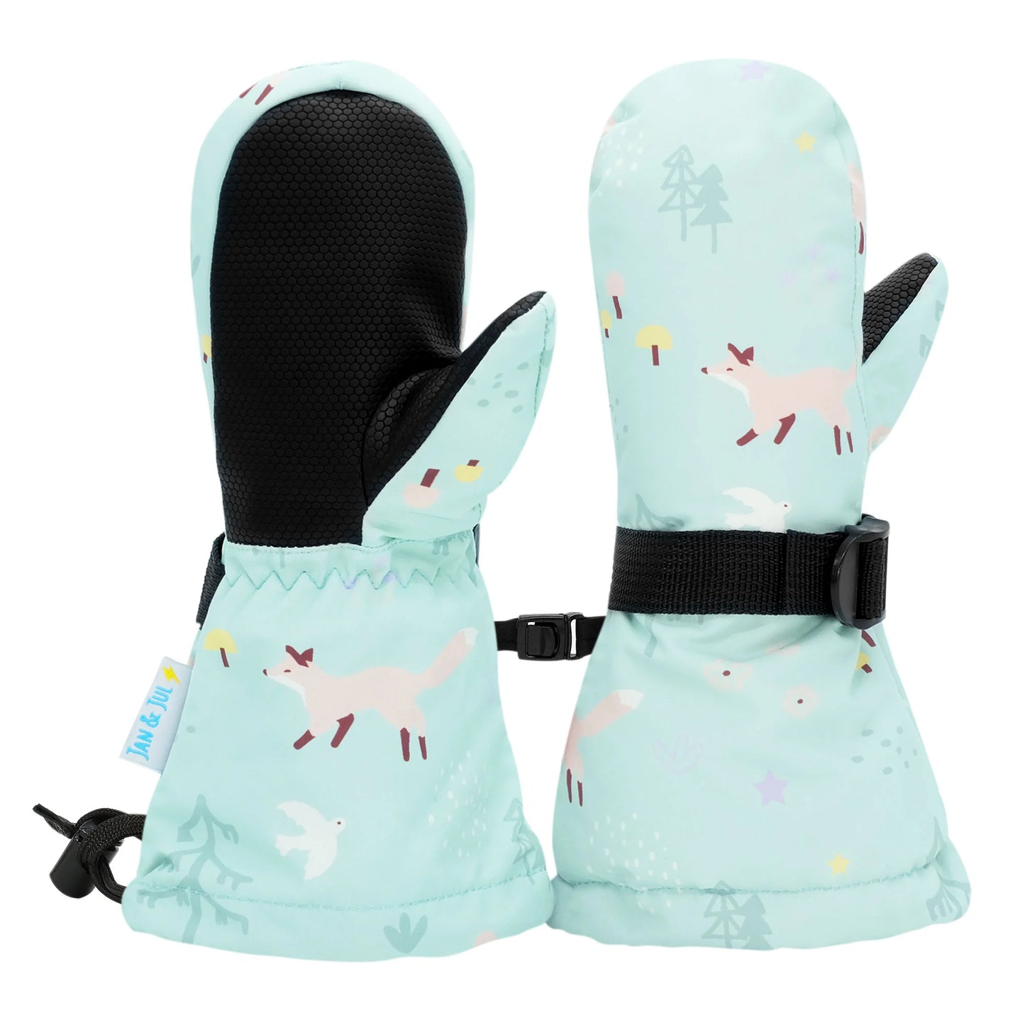 Waterproof Mittens - Minty Forest