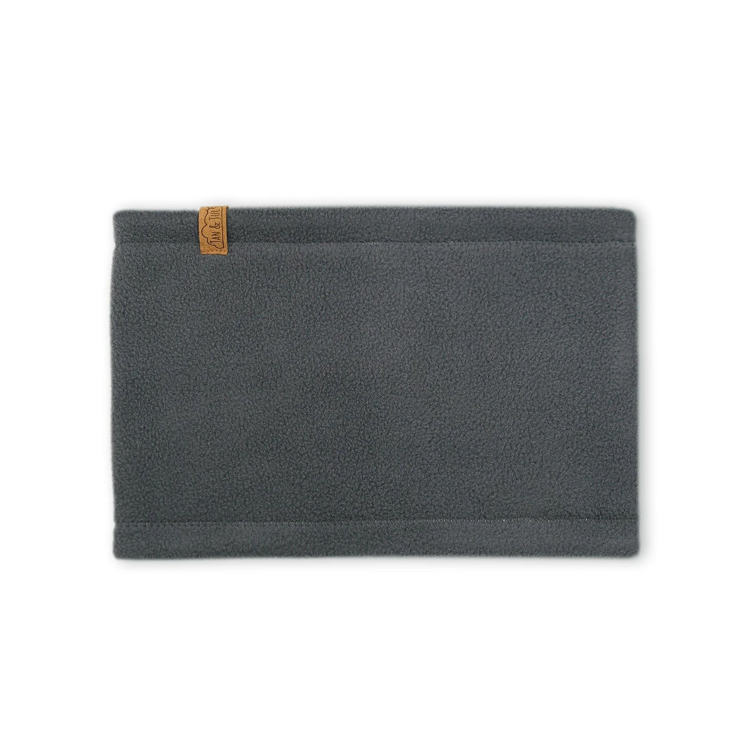 Kids Fleece Neck Warmer - Dark Grey