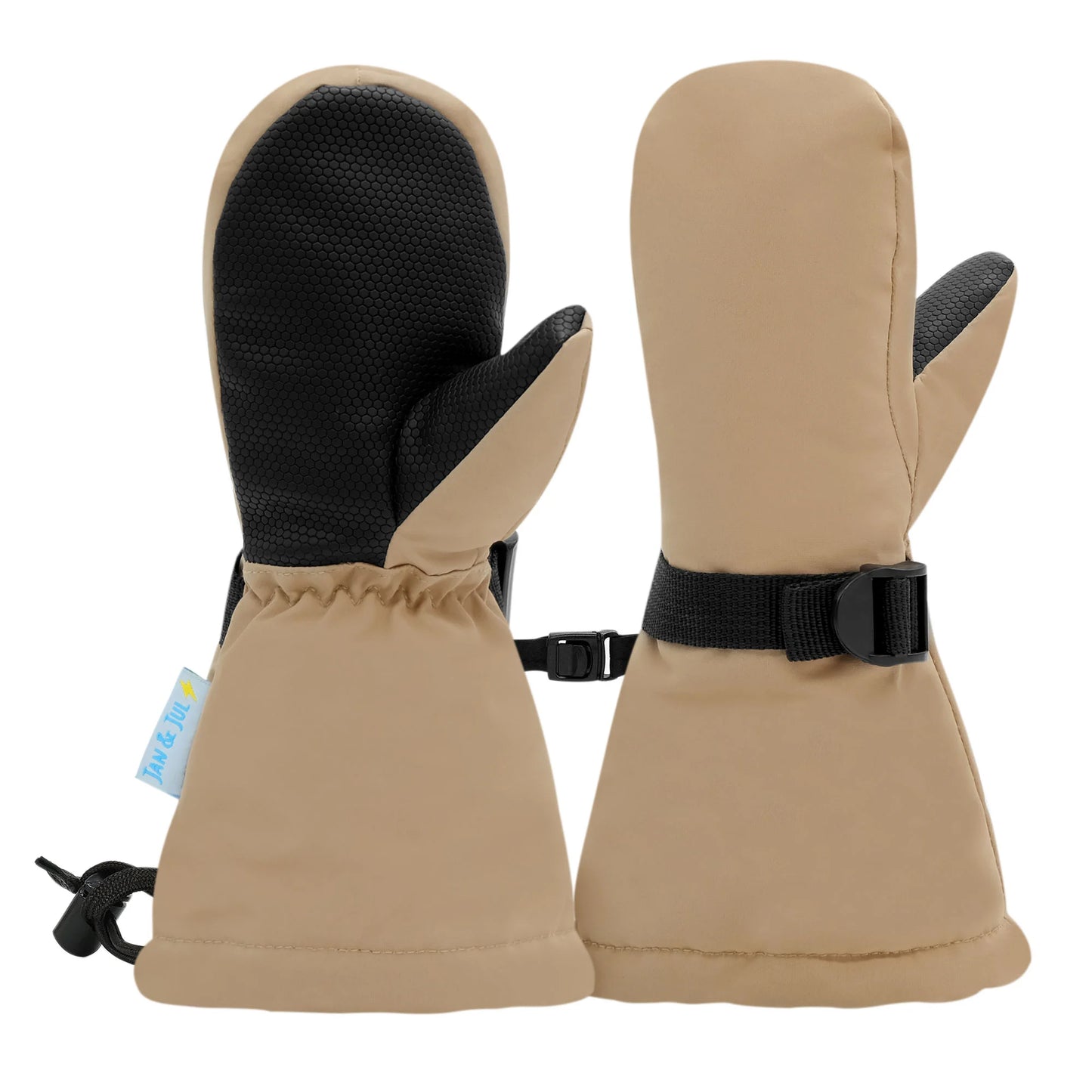 Waterproof Mittens - Soft Brown