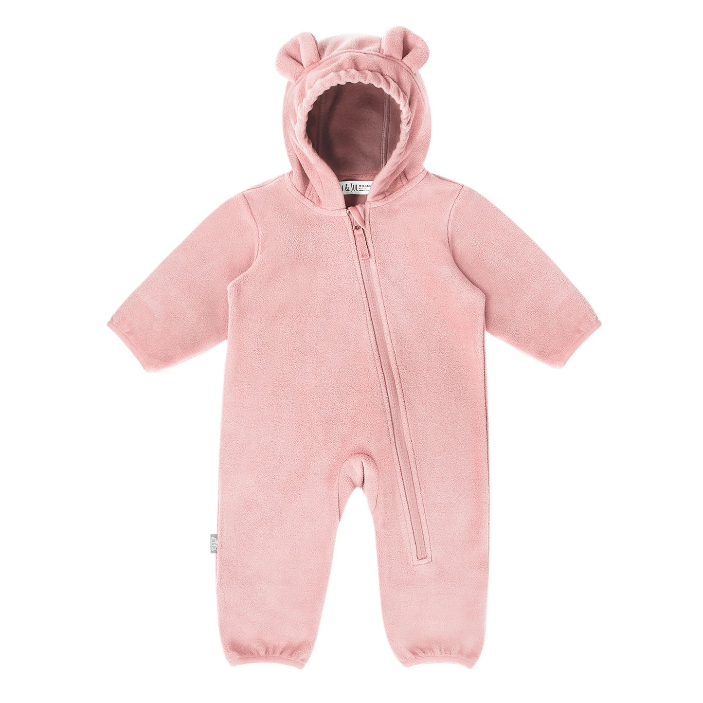 Fleece Suit - Dusty Pink