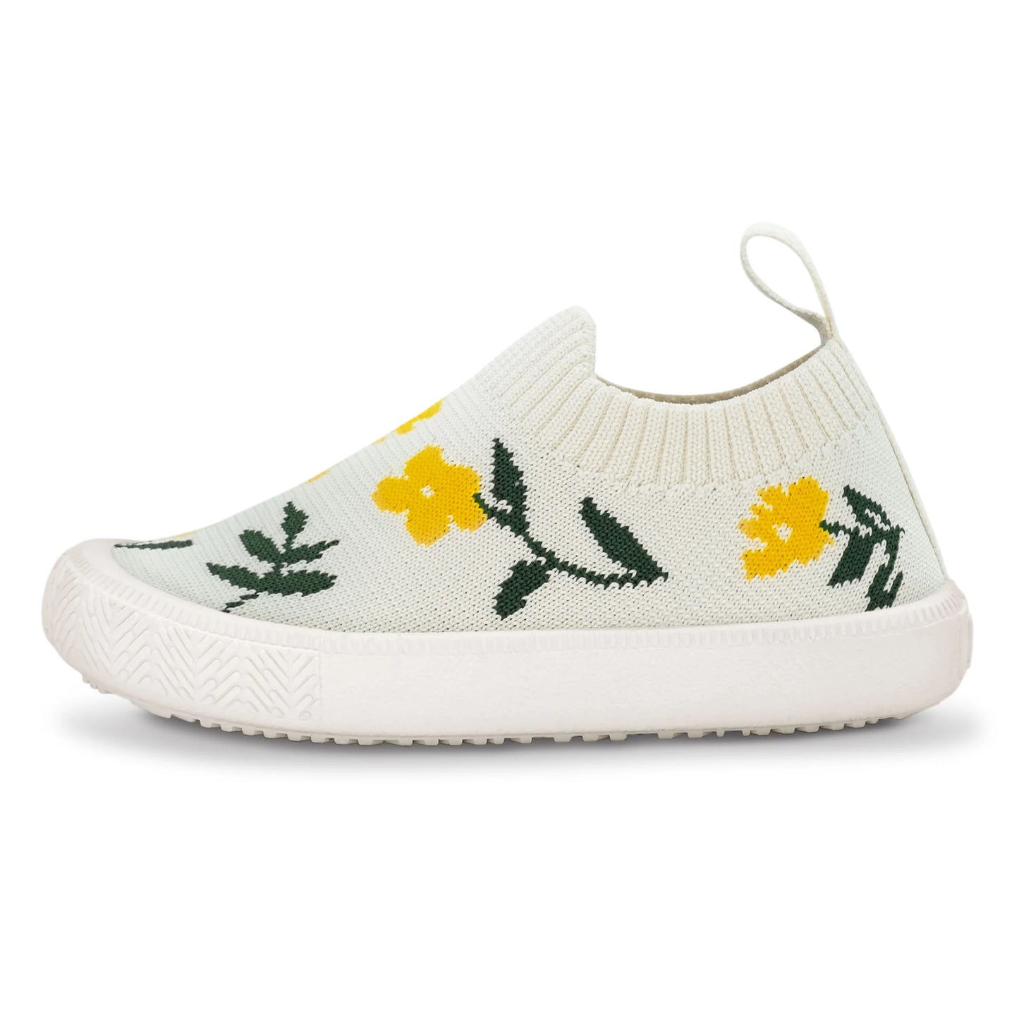 Kids Graphic Slip on Shoes - Yellow Flower